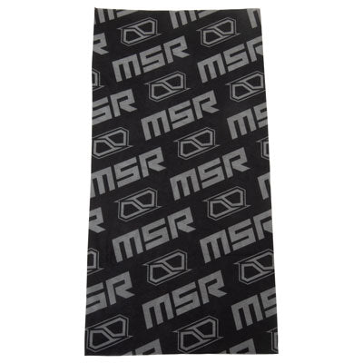 MSR Logo Neck Gaiter Black/Grey One Size Fits All#204-384-0001