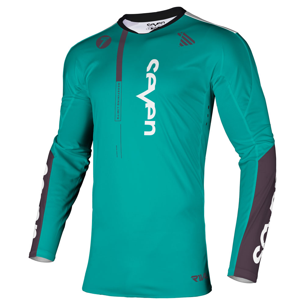 Seven Youth Rival Rift Jersey Large Aqua#mpn_2250067-405-YLG