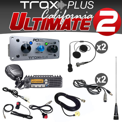 PCI Race Radio Trax Plus California Ultimate 2 Seat UTV Package with Mount Kit Replaces Stock Storage Box#mpn_2056240003
