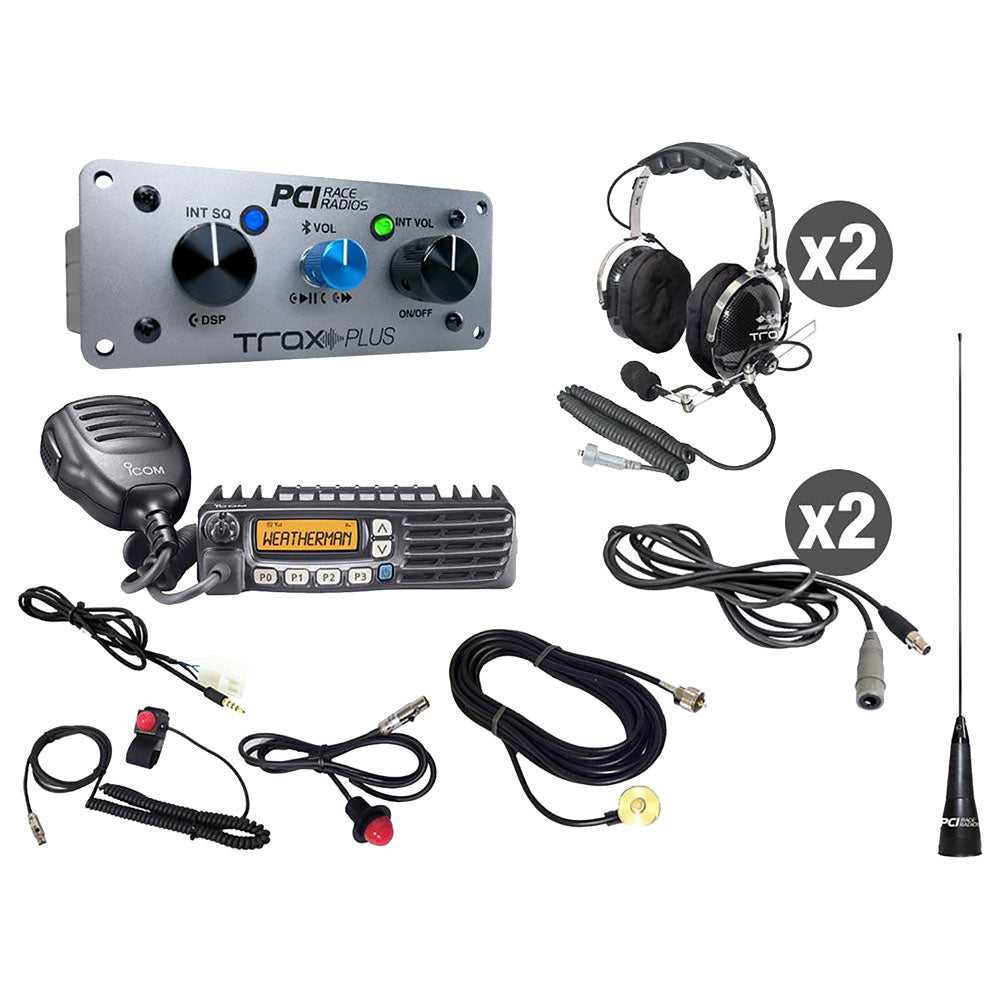 PCI Race Radio Trax Plus Ultimate 2 Seat UTV Package with Mount Kit Replaces Stock Storage Box#mpn_2056250003