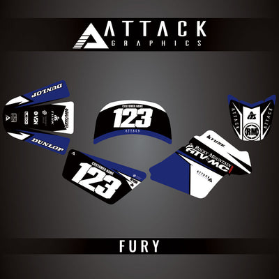 Attack Graphics Custom Fury Complete Bike Graphics Kit#206972-P