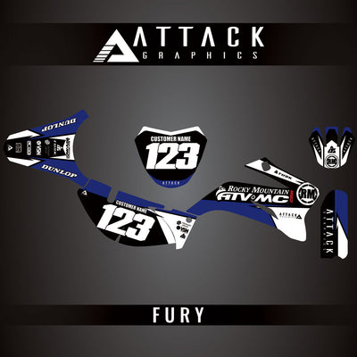 Attack Graphics Custom Fury Complete Bike Graphics Kit#206972-P