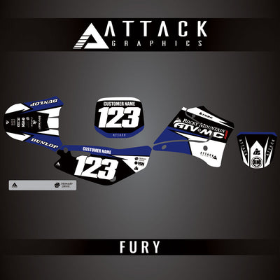 Attack Graphics Custom Fury Complete Bike Graphics Kit#206972-P