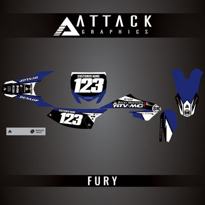 Attack Graphics Custom Fury Complete Bike Graphics Kit#206972-P