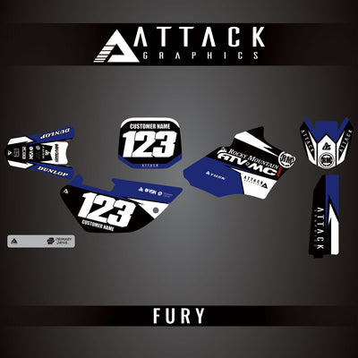 Attack Graphics Custom Fury Complete Bike Graphics Kit#206972-P