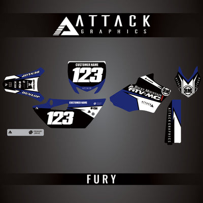 Attack Graphics Custom Fury Complete Bike Graphics Kit#206972-P