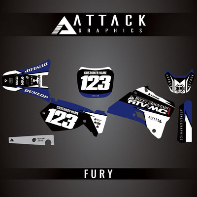 Attack Graphics Custom Fury Complete Bike Graphics Kit#206972-P