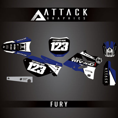 Attack Graphics Custom Fury Complete Bike Graphics Kit#206972-P