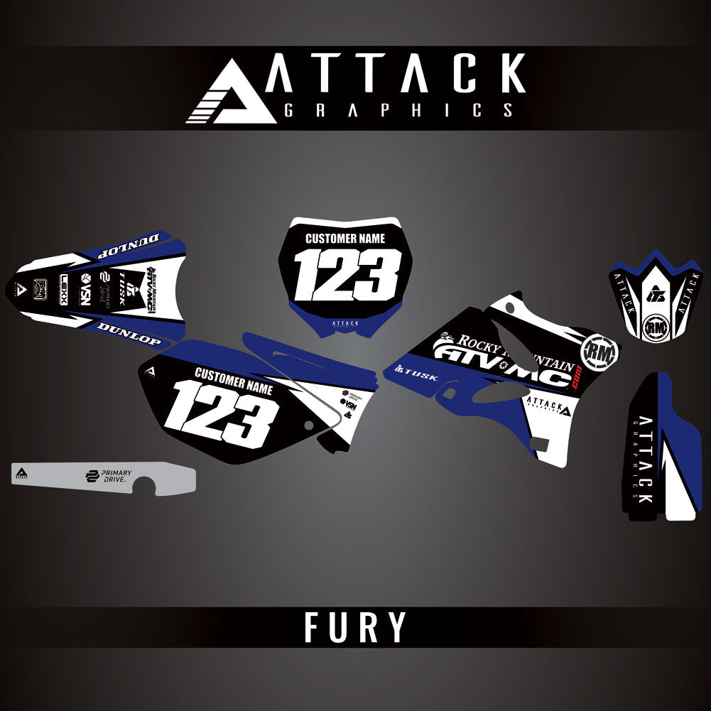 Attack Graphics Custom Fury Complete Bike Graphics Kit#206972-P