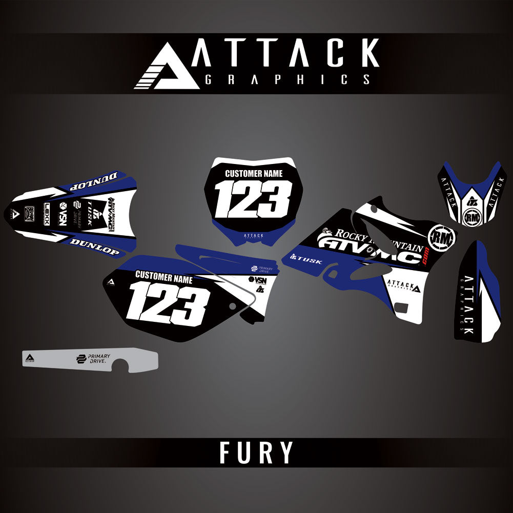 Attack Graphics Custom Fury Complete Bike Graphics Kit#206972-P