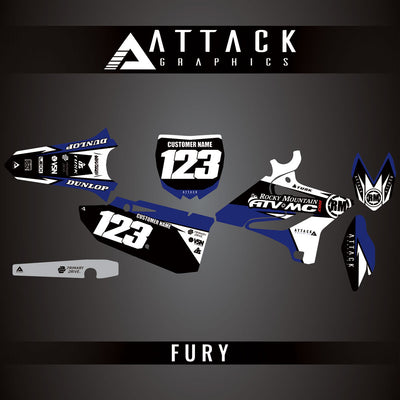 Attack Graphics Custom Fury Complete Bike Graphics Kit#206972-P