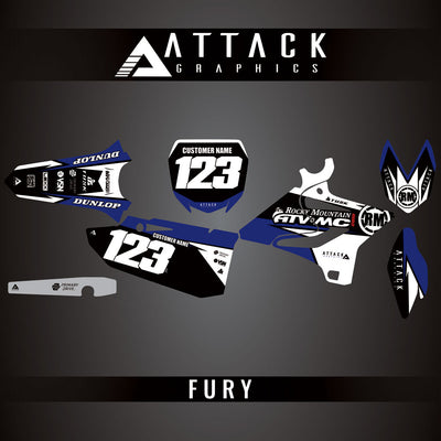 Attack Graphics Custom Fury Complete Bike Graphics Kit#206972-P