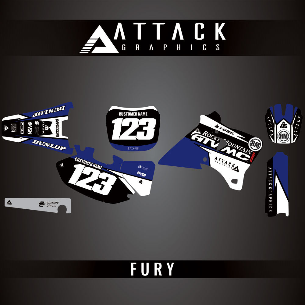 Attack Graphics Custom Fury Complete Bike Graphics Kit#206972-P