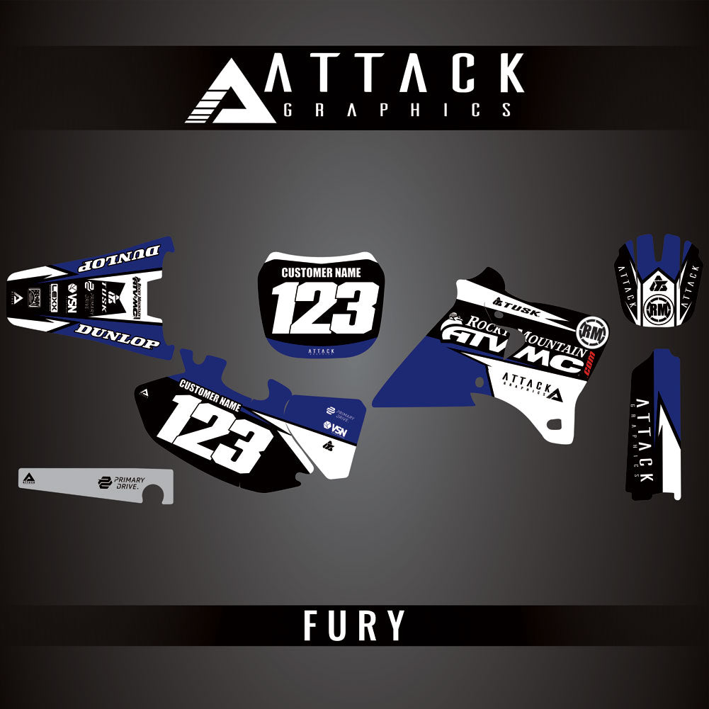 Attack Graphics Custom Fury Complete Bike Graphics Kit#206972-P