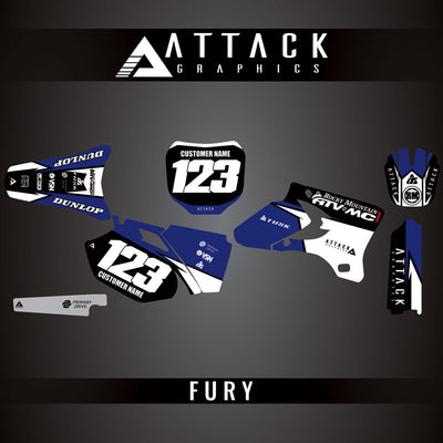 Attack Graphics Custom Fury Complete Bike Graphics Kit#206972-P