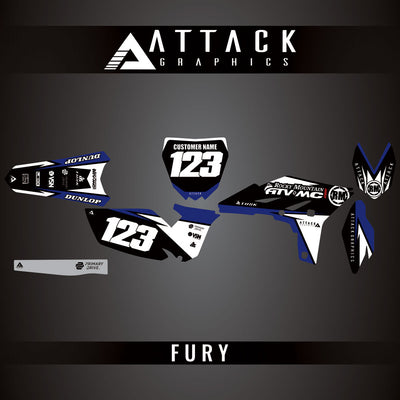 Attack Graphics Custom Fury Complete Bike Graphics Kit#206972-P