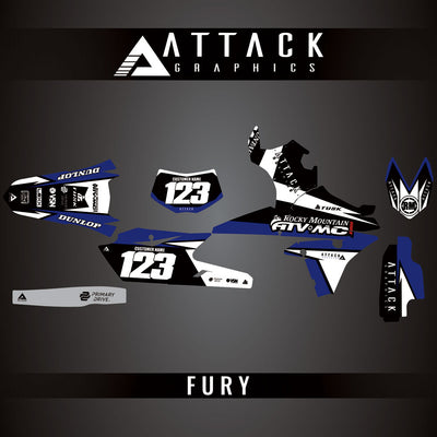 Attack Graphics Custom Fury Complete Bike Graphics Kit#206972-P