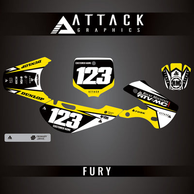 Attack Graphics Custom Fury Complete Bike Graphics Kit#206972-P1