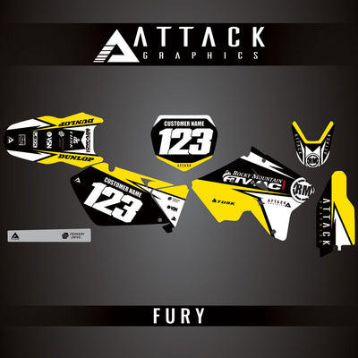 Attack Graphics Custom Fury Complete Bike Graphics Kit#206972-P1