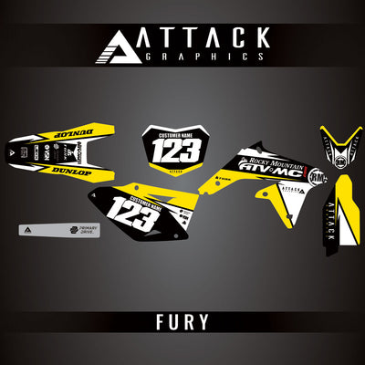 Attack Graphics Custom Fury Complete Bike Graphics Kit#206972-P1