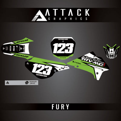 Attack Graphics Custom Fury Complete Bike Graphics Kit#206972-P1