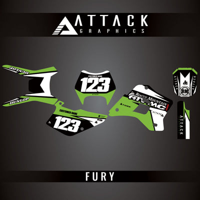 Attack Graphics Custom Fury Complete Bike Graphics Kit#206972-P1