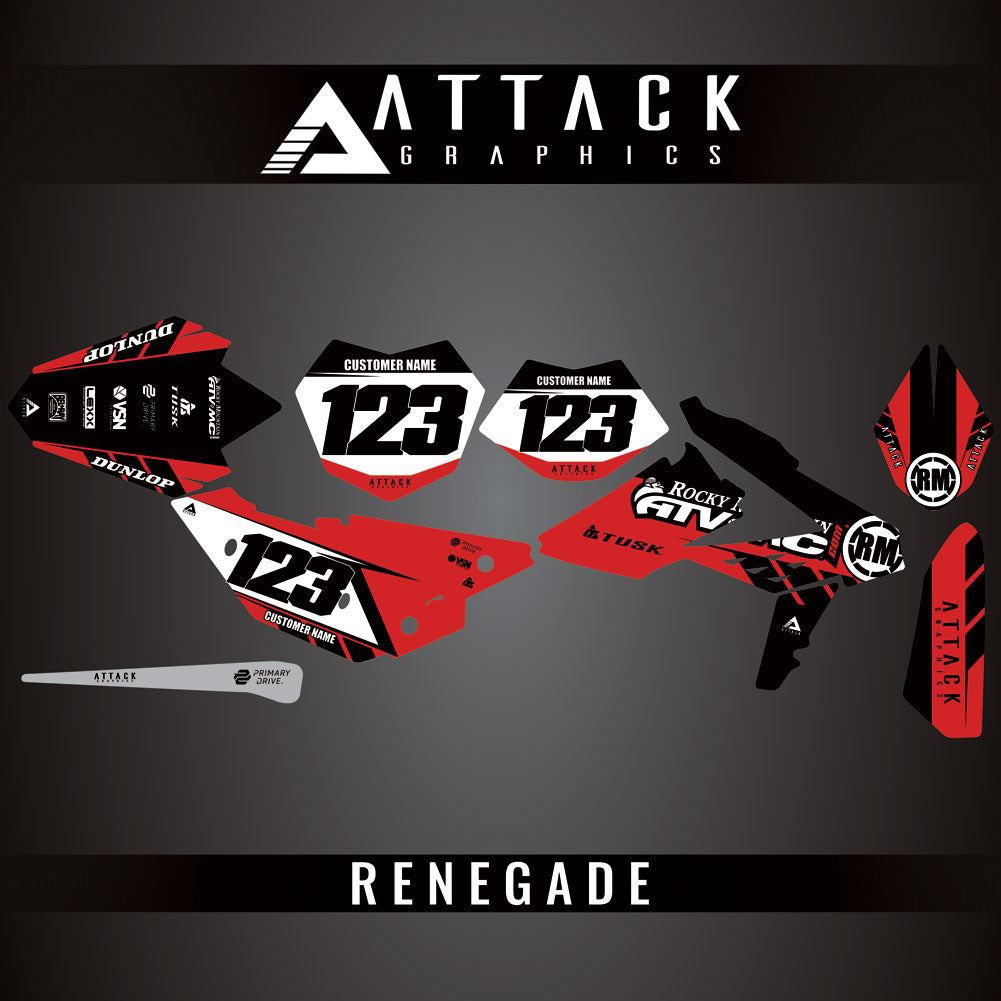 Attack Graphics Custom Renegade Complete Bike Graphics Kit#206979-P