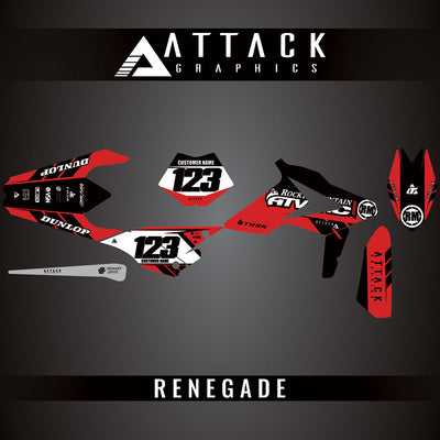 Attack Graphics Custom Renegade Complete Bike Graphics Kit#206979-P