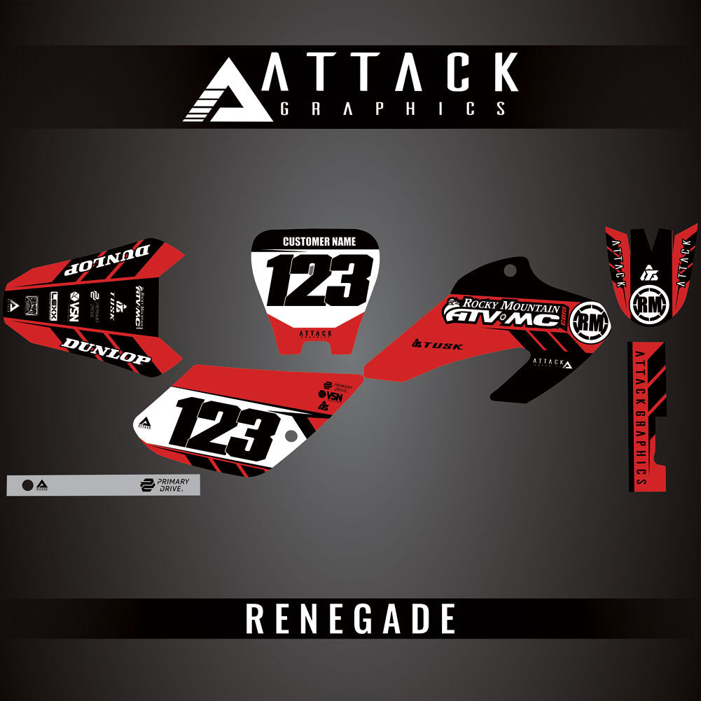 Attack Graphics Custom Renegade Complete Bike Graphics Kit#206979-P