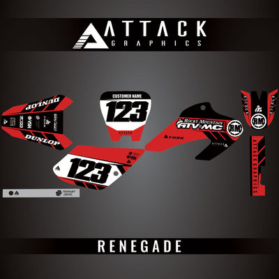 Attack Graphics Custom Renegade Complete Bike Graphics Kit#206979-P