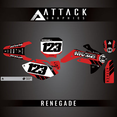 Attack Graphics Custom Renegade Complete Bike Graphics Kit#206979-P