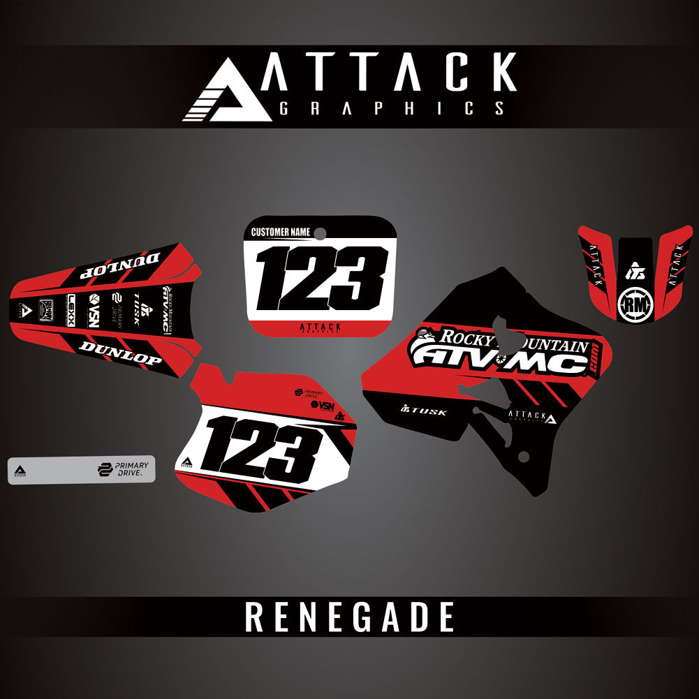 Attack Graphics Custom Renegade Complete Bike Graphics Kit#206979-P