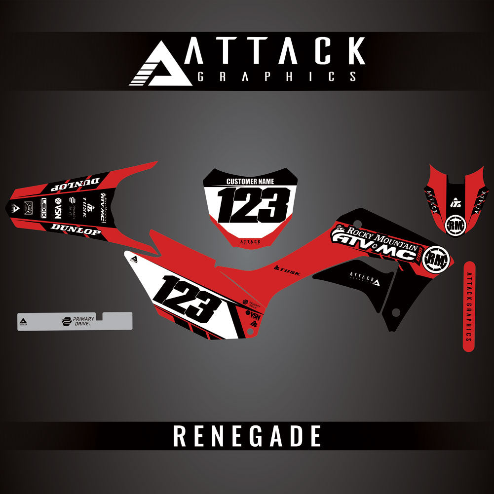 Attack Graphics Custom Renegade Complete Bike Graphics Kit#206979-P