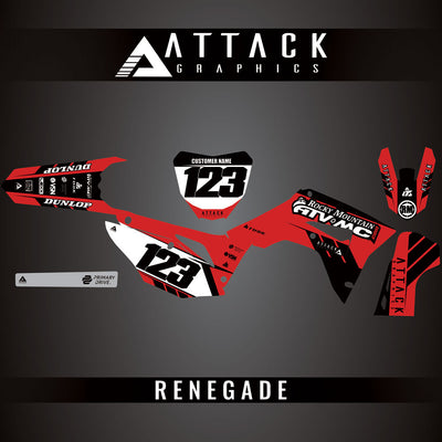 Attack Graphics Custom Renegade Complete Bike Graphics Kit#206979-P