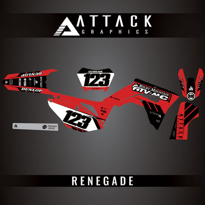 Attack Graphics Custom Renegade Complete Bike Graphics Kit#206979-P