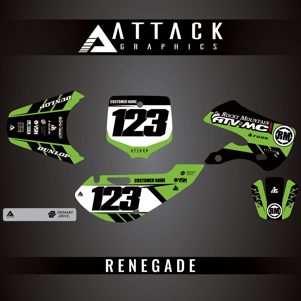 Attack Graphics Custom Renegade Complete Bike Graphics Kit#206979-P