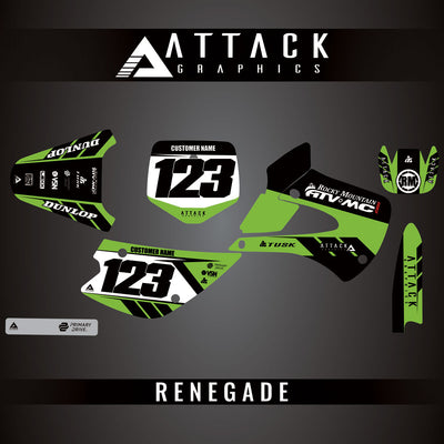 Attack Graphics Custom Renegade Complete Bike Graphics Kit#206979-P