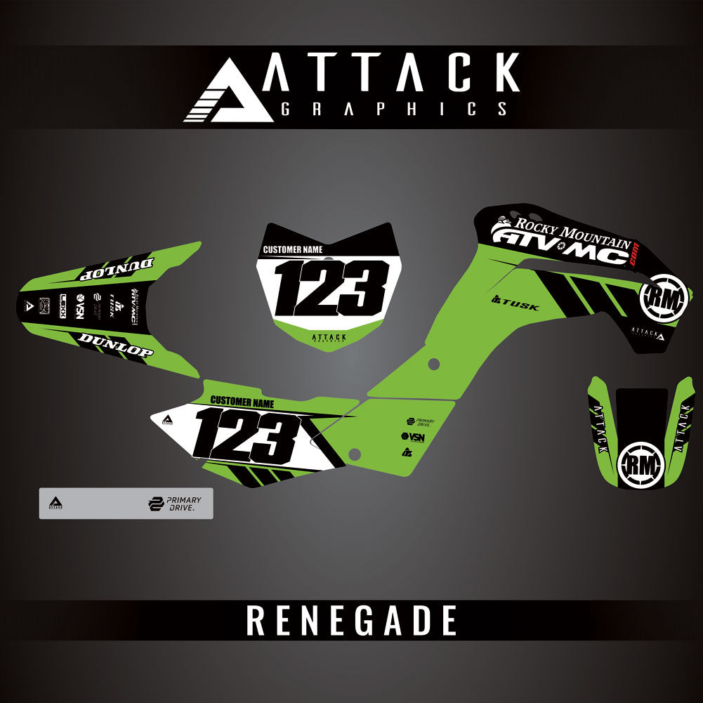 Attack Graphics Custom Renegade Complete Bike Graphics Kit#206979-P