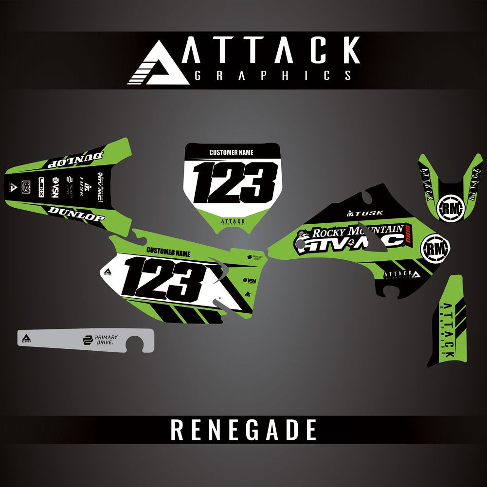 Attack Graphics Custom Renegade Complete Bike Graphics Kit#206979-P