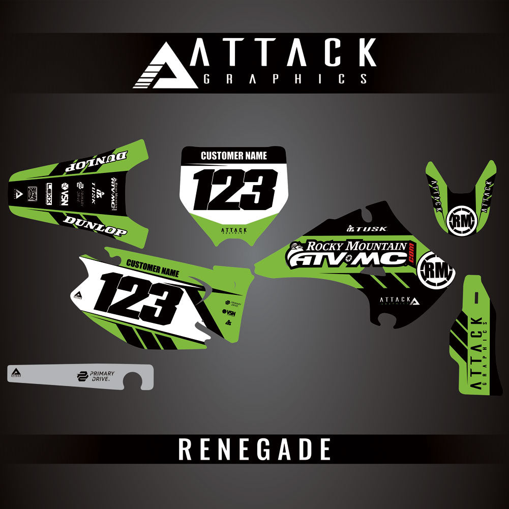 Attack Graphics Custom Renegade Complete Bike Graphics Kit#206979-P