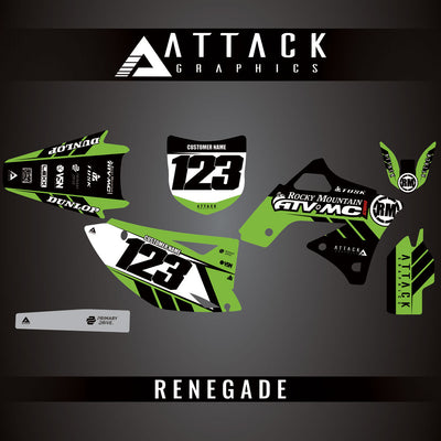 Attack Graphics Custom Renegade Complete Bike Graphics Kit#206979-P