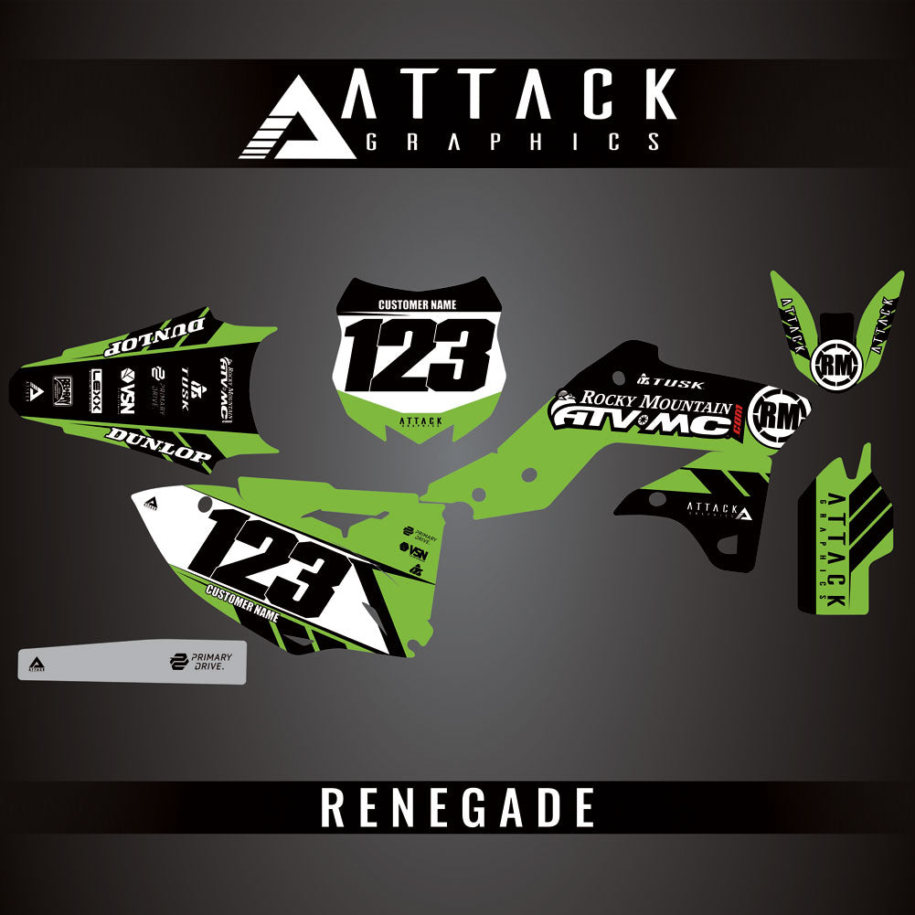 Attack Graphics Custom Renegade Complete Bike Graphics Kit#206979-P