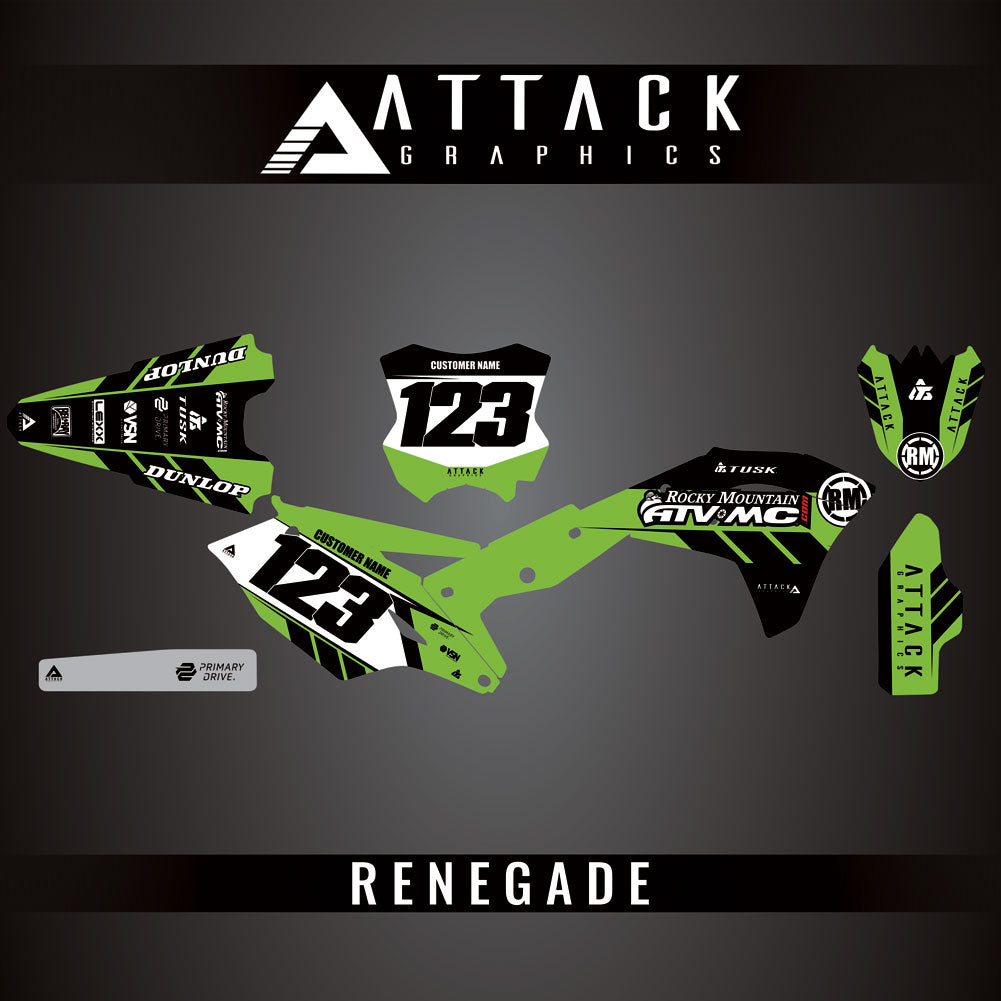 Attack Graphics Custom Renegade Complete Bike Graphics Kit#206979-P