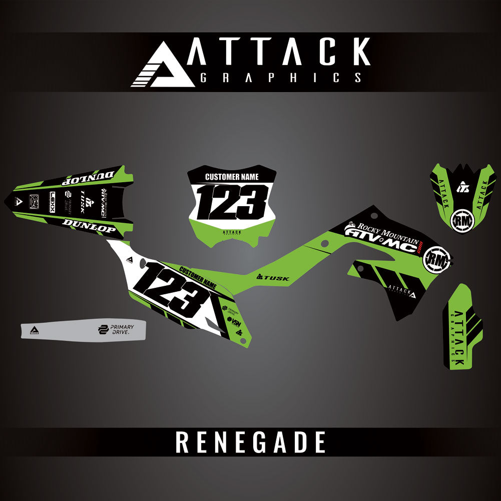 Attack Graphics Custom Renegade Complete Bike Graphics Kit#206979-P