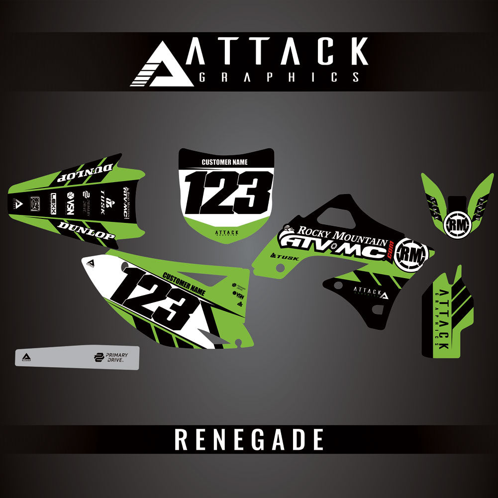 Attack Graphics Custom Renegade Complete Bike Graphics Kit#206979-P