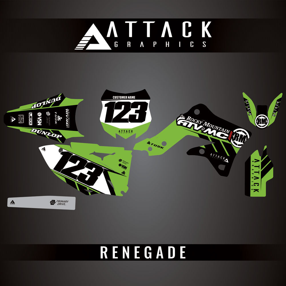 Attack Graphics Custom Renegade Complete Bike Graphics Kit#206979-P