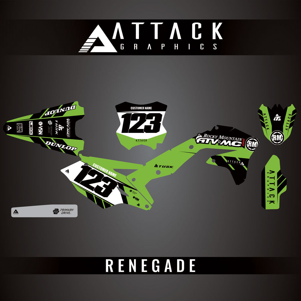 Attack Graphics Custom Renegade Complete Bike Graphics Kit#206979-P