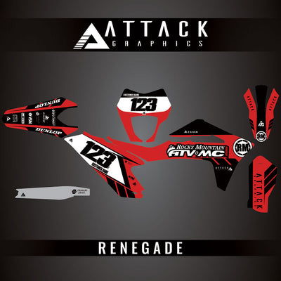 Attack Graphics Custom Renegade Complete Bike Graphics Kit#206979-P