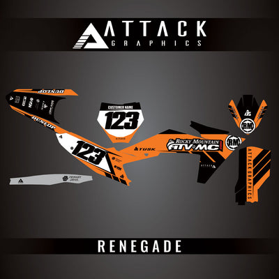 Attack Graphics Custom Renegade Complete Bike Graphics Kit#206979-P