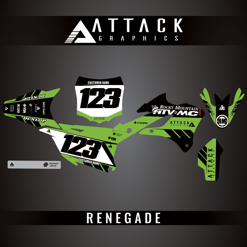 Attack Graphics Custom Renegade Complete Bike Graphics Kit#206979-P